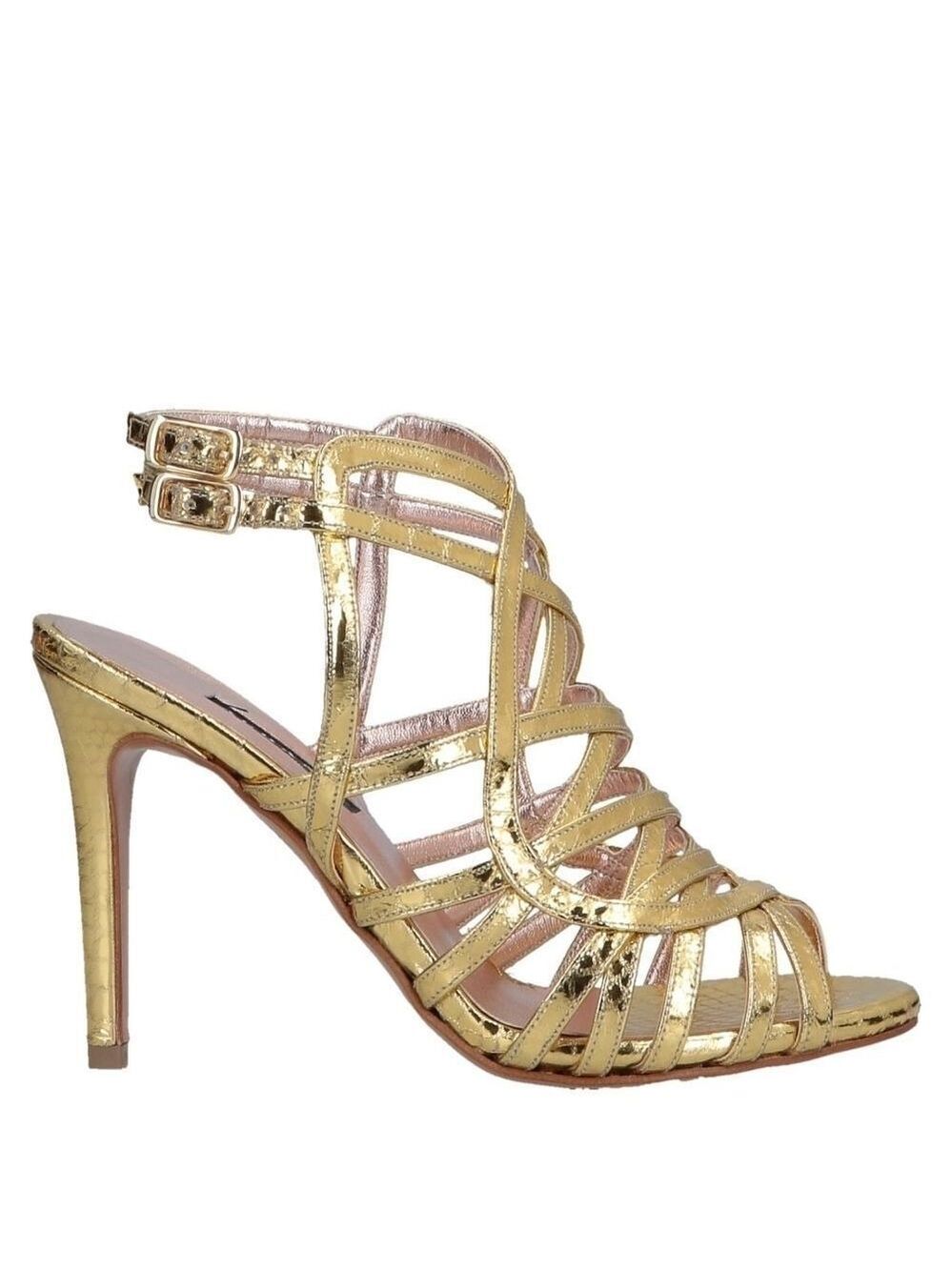 𝅺ALBANO gold sandals size 36 39 BNIB